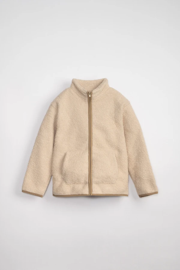 Campera sherpa Beige