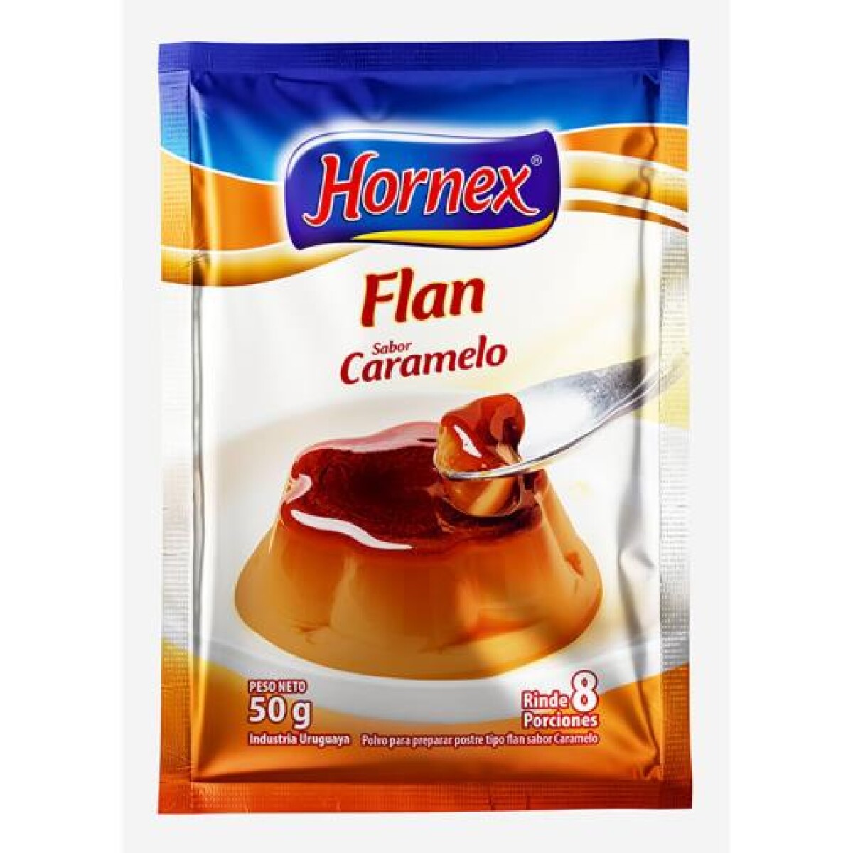 NAT-FLAN HORNEX CARAMELO 8P 