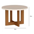 MESA DE CENTRO LUXO - OFF WHITE/NATURAL MESA DE CENTRO LUXO - OFF WHITE/NATURAL