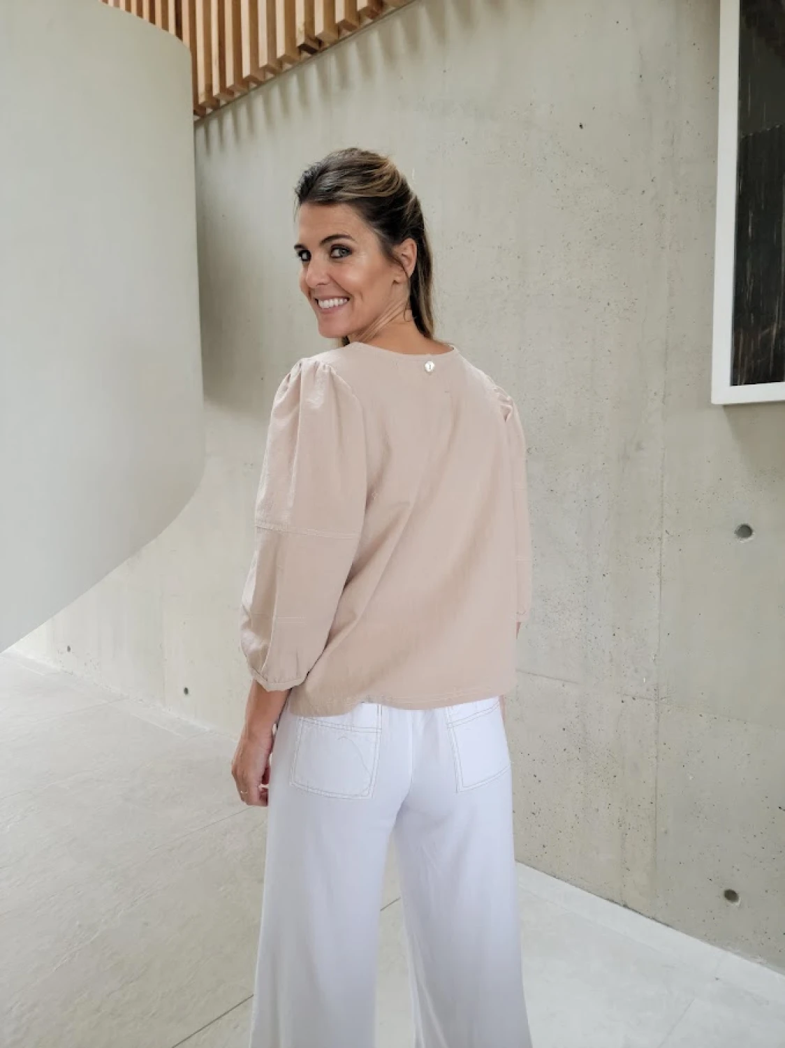 Blusa Lagos beige 2