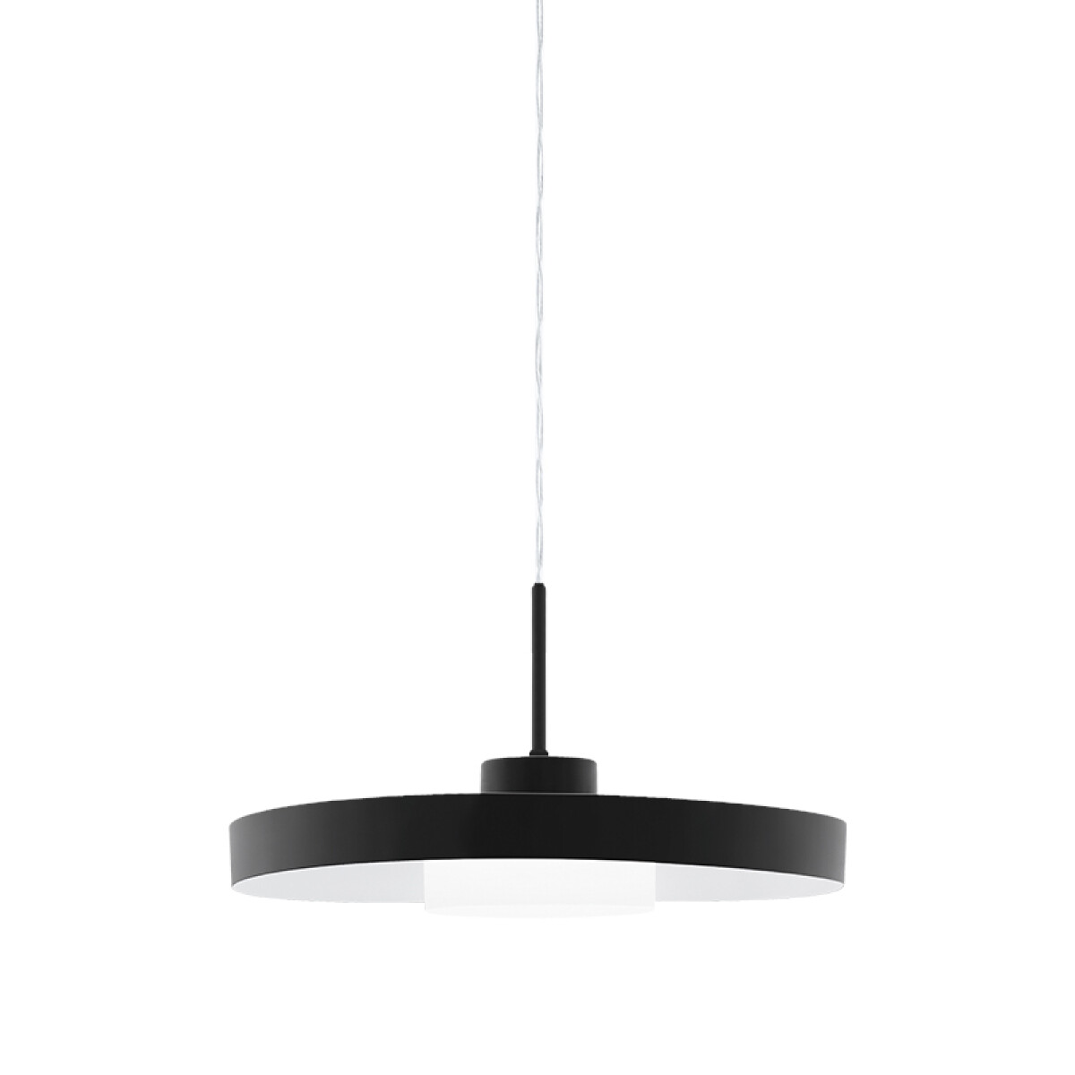 Colgante LED negro 22W 3000K Ø40 ALPICELLA - EG3270 