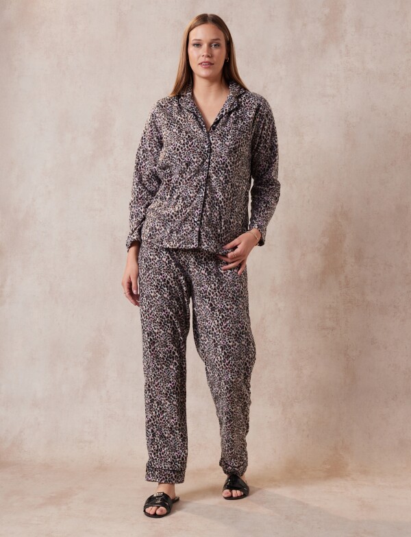Pijama Con Pantalón MULTI/NEGRO