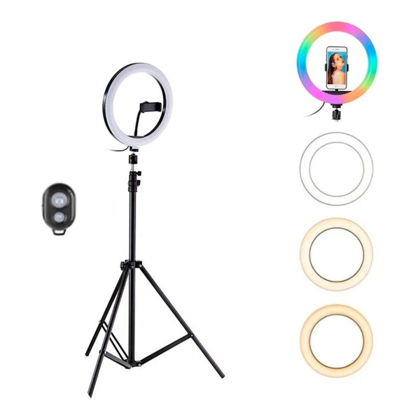 Trípode Anillo Luz Led Selfie Maquillaje Fotos Barbería