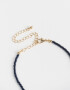Collares Cortos Beach Collar Corto De Mostacillas Y Dije - Dorado