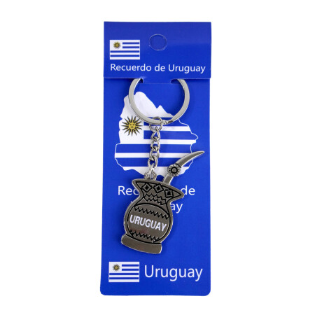 LLAVERO URUGUAY METAL MATE LLAVERO URUGUAY METAL MATE