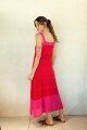 VESTIDO LAVANDA SS24 Rojo Y Fucsi
