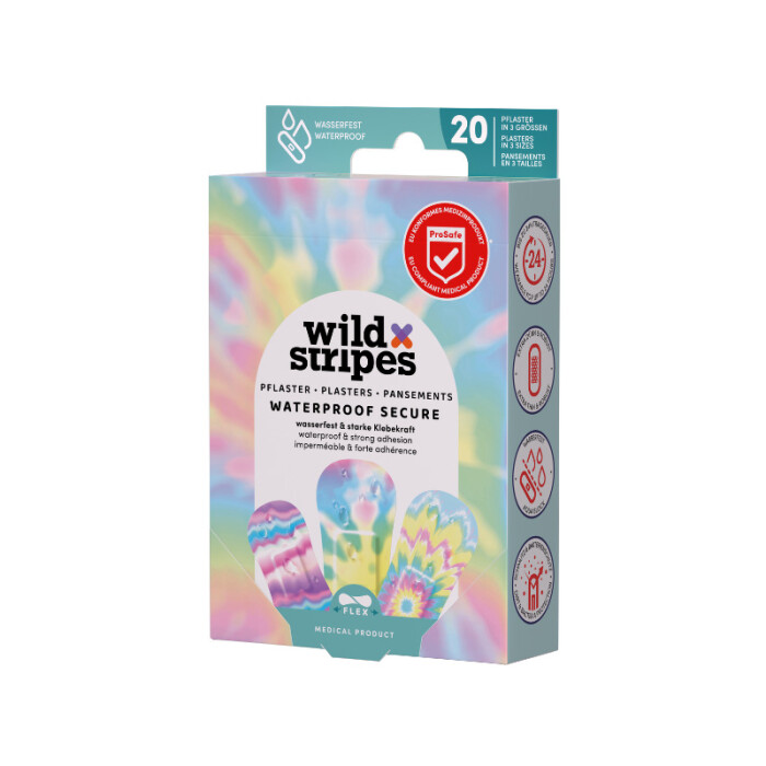 WILD STRIPES WATERPROOF RAINBOW 20U única