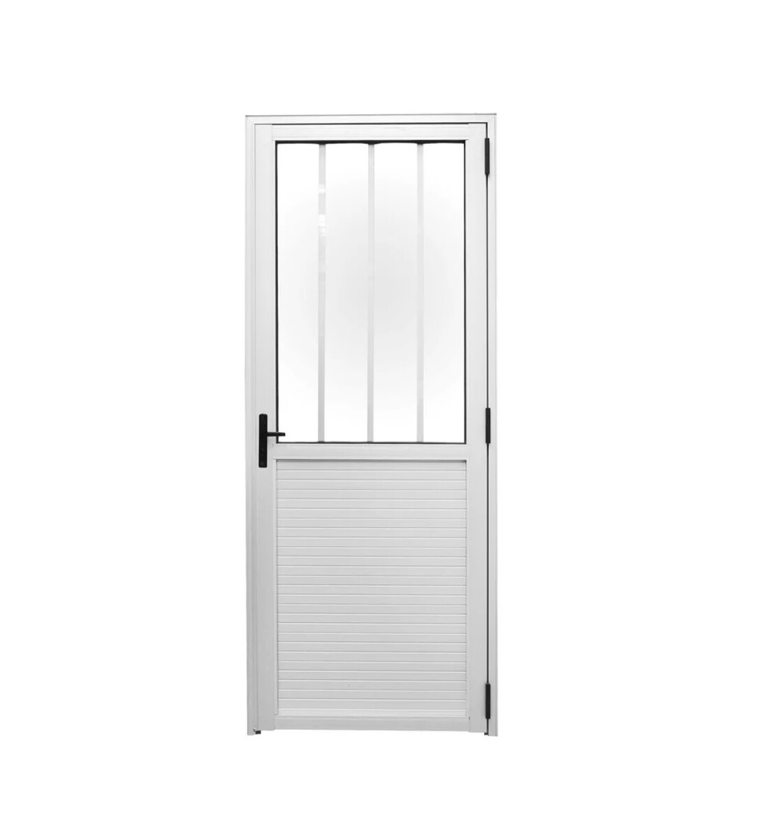 Puerta aluminio 0.80 x 2.00 standard - derecha 