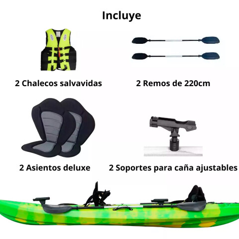 Kayak Vicking Happines III p/ 2 pers. c/acc. colores varios Kayak Vicking Happines III p/ 2 pers. c/acc. colores varios