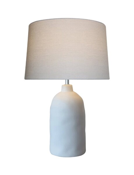 LAMPARA MESA CERAMICA D40x60CM TEXTURA BLANCO LAMPARA MESA CERAMICA D40x60CM TEXTURA BLANCO