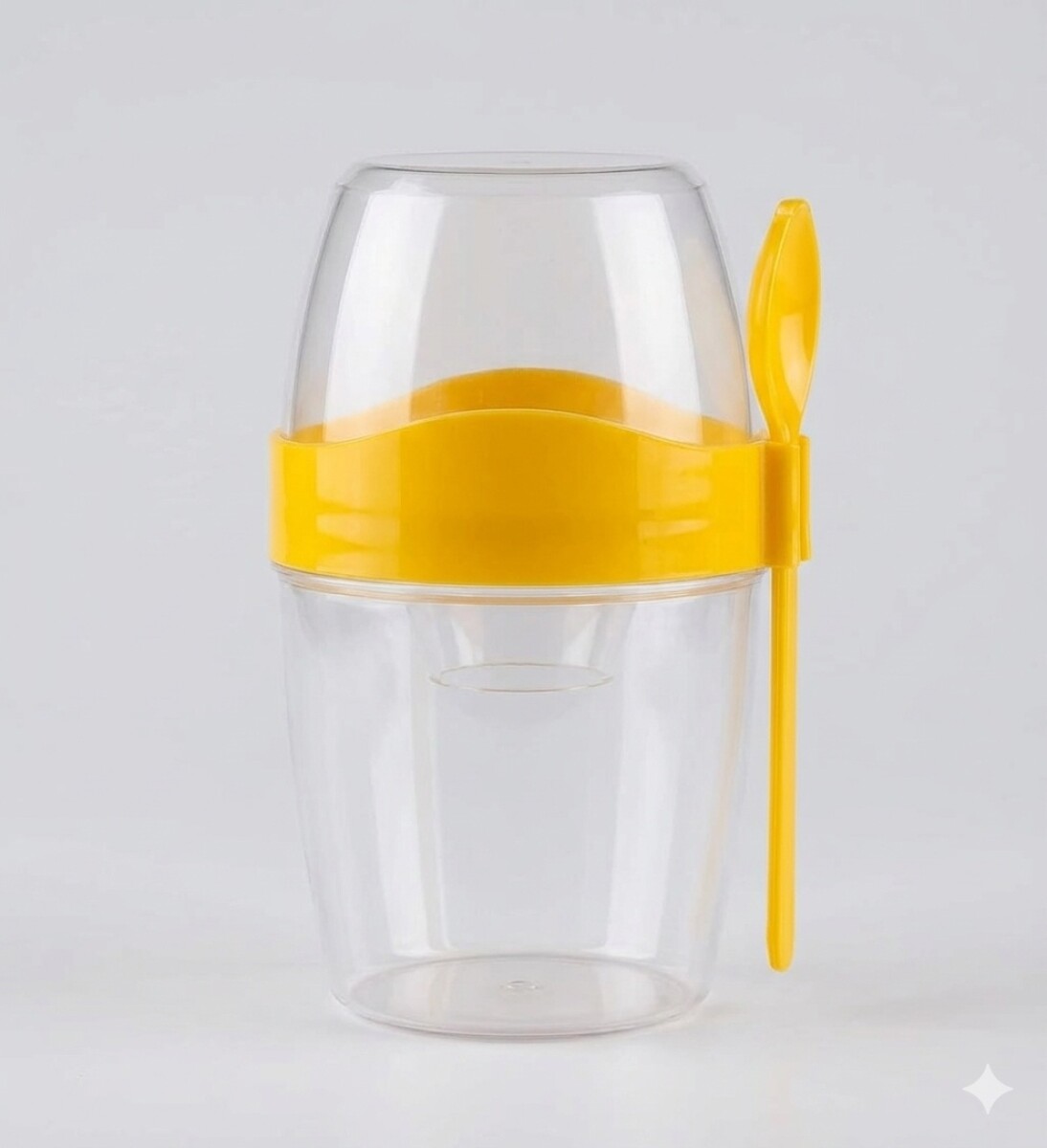 Recipiente Lunchera Para Ensalada Con Cubiertos Y Aderezo 