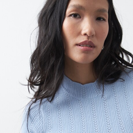 POLERA SELVA Celeste