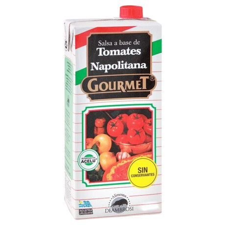 PULPA DE TOMATE GOURMET 206G NAPOLITANA PULPA DE TOMATE GOURMET 206G NAPOLITANA
