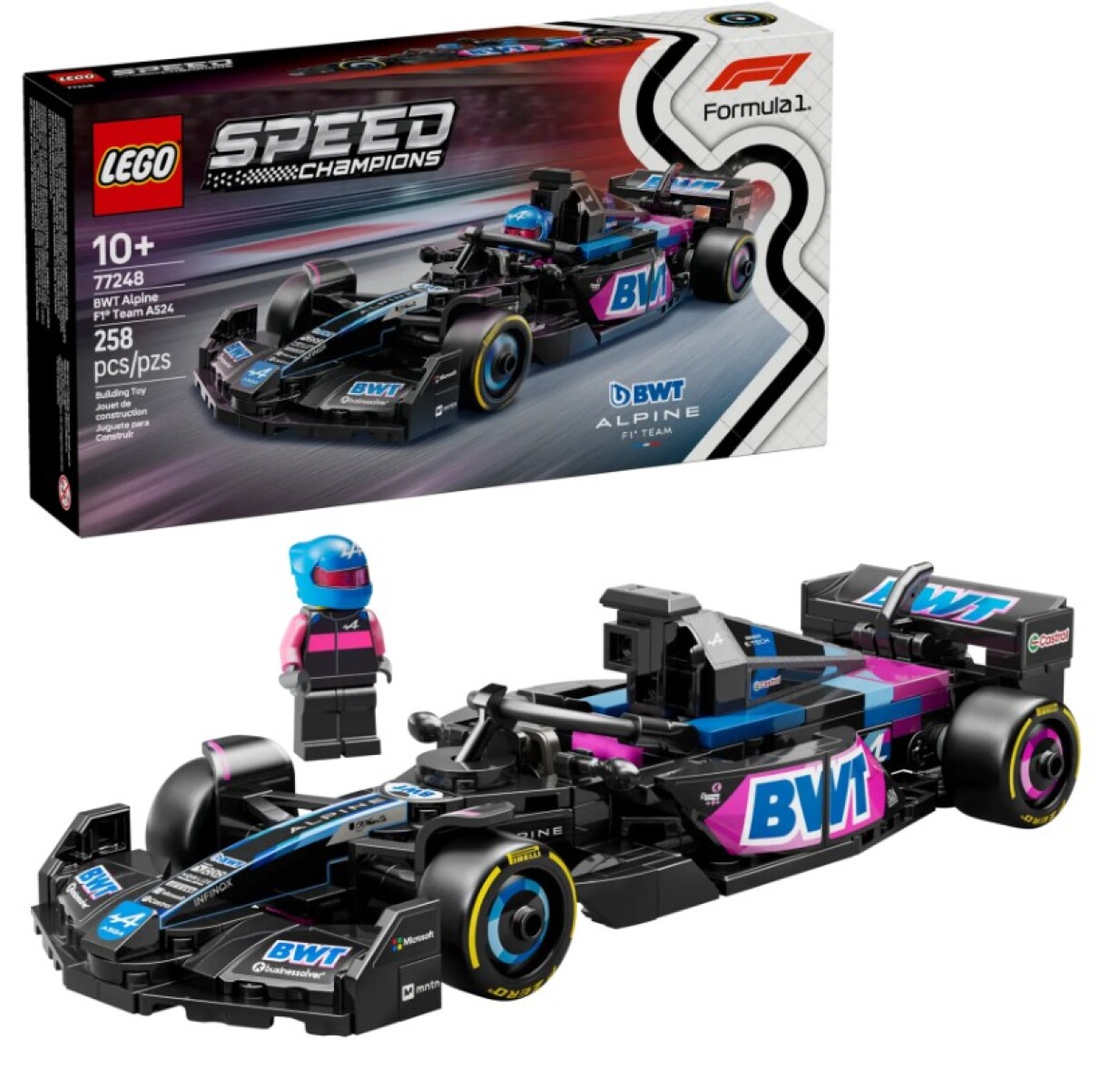 Set de construcción Lego Speed Champions 6527006 258 piezas 