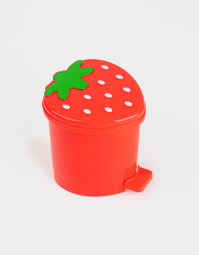 Accesorios Room Home Contenedor De Residuos De Escritorio "berry" - Rojo Frutilla