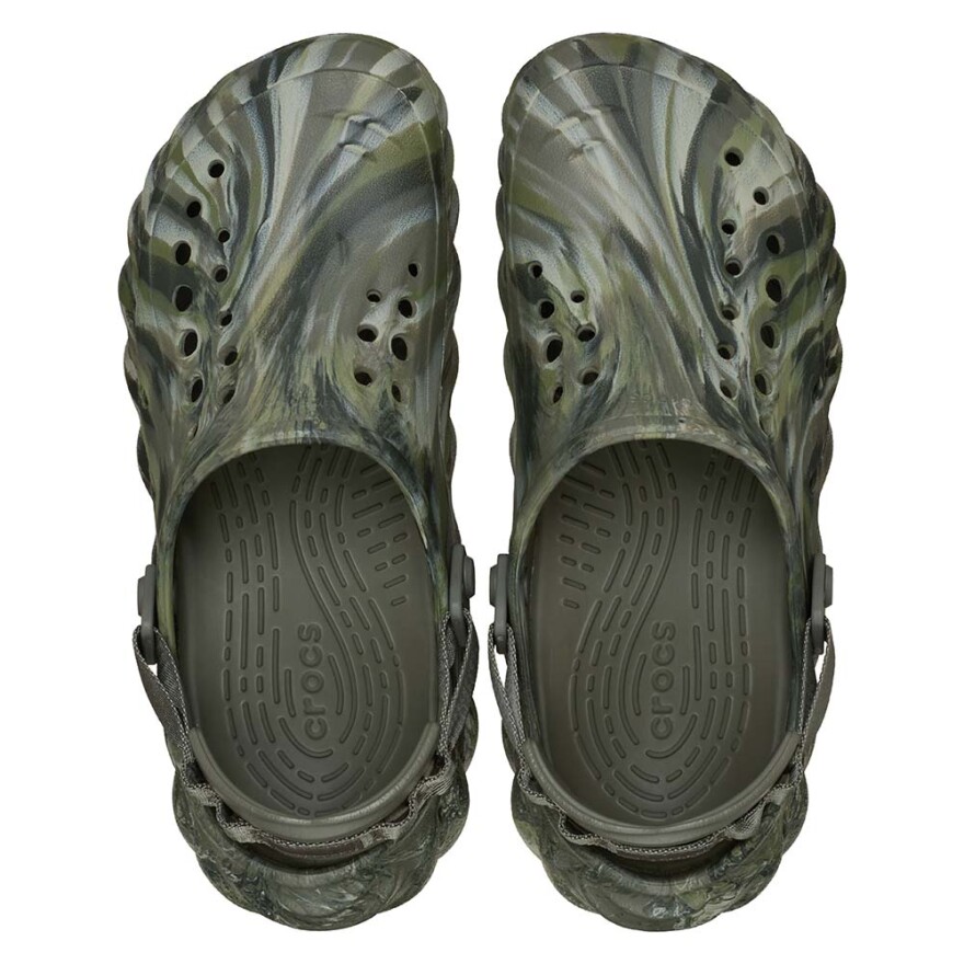 Echo Marbled Clog - Unisex Dusty Olive/multi