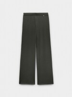 Pantalón De Punto Con Mezcla De Lana caqui