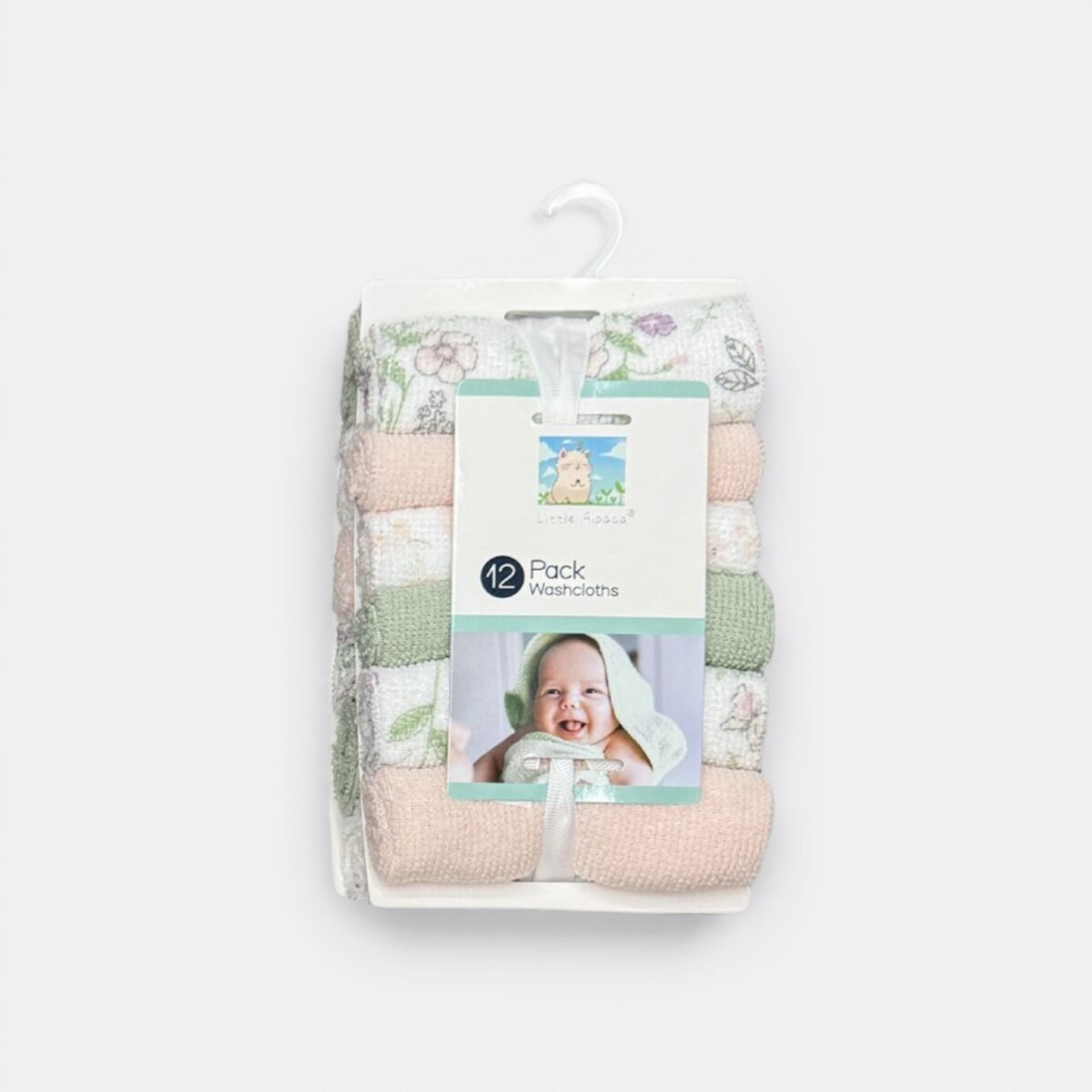 Babitas De Bebé Pack X12 Colores - Rosa Pastel - Verde - Blanco 