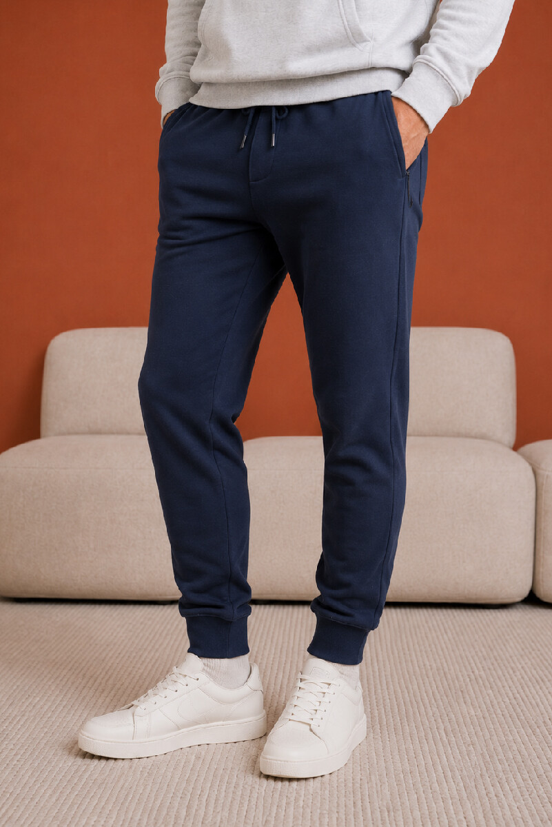 Pantalón Felpa Oliver - Azul 