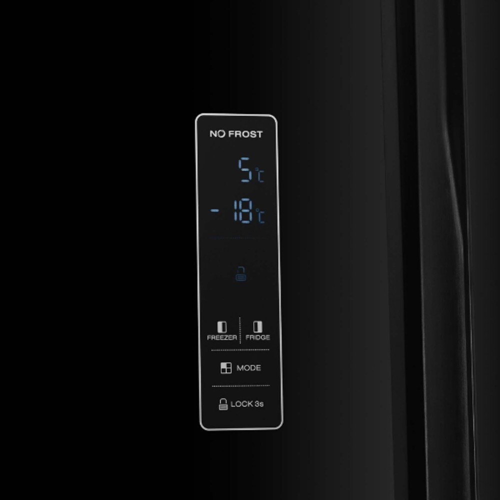 REFRIGERADOR NEGRO 521 LITROS FUT-560SBS-IN