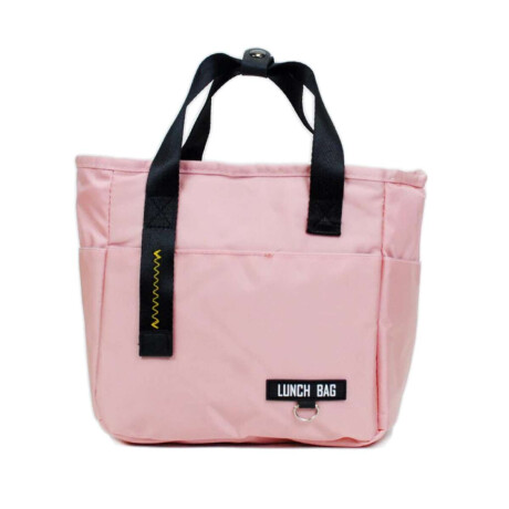 Lunchera unicolor grande Rosado
