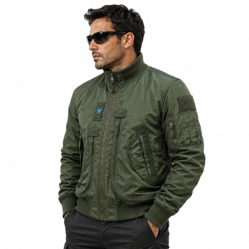 Campera Aviadora MA-1 Verde