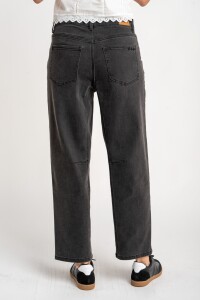 Jean Baggy Barrel Denim Gris