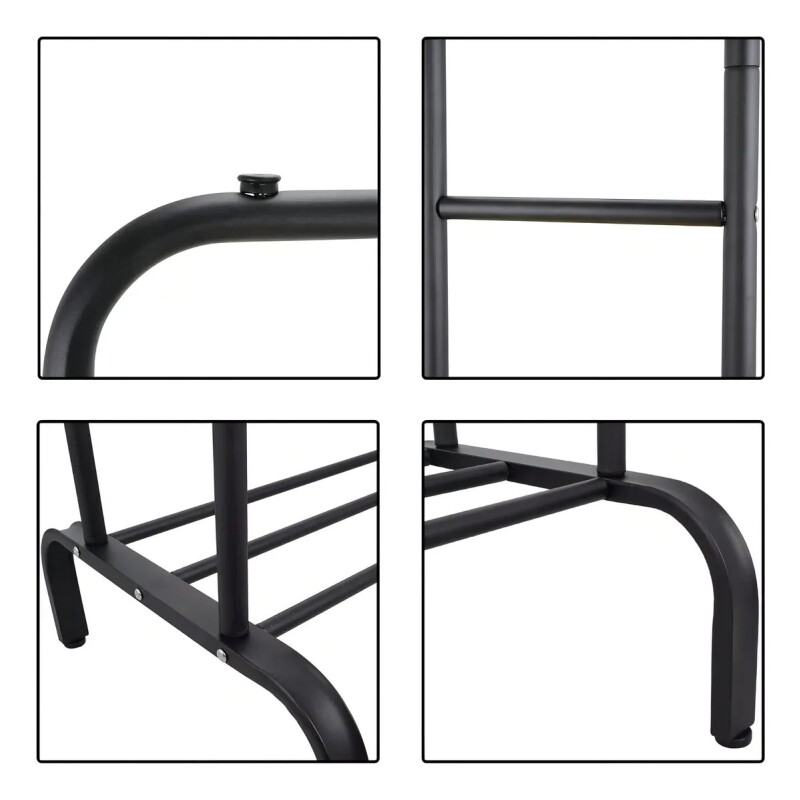 Perchero Doble de Metal para Organización de Ropa y Zapatos Perchero Doble de Metal para Organización de Ropa y Zapatos