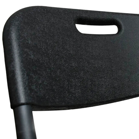 Sillas Plegables Metal Set X2 Jardín Hogar Camping Negro