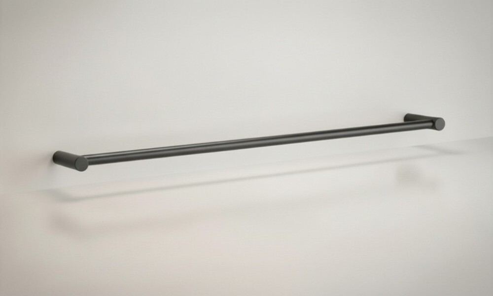 Toallero de baño simple KU20 grafito Toallero De Baño Simple Ku20 Grafito