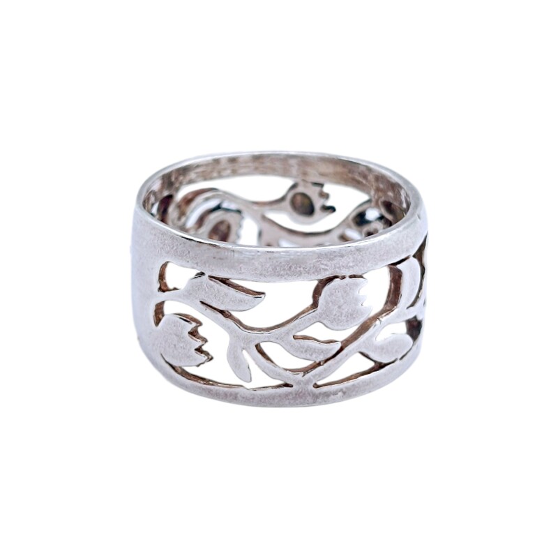 Anillo Flor-Plata 925-Sin Piedra-AN3192 sinpiedra