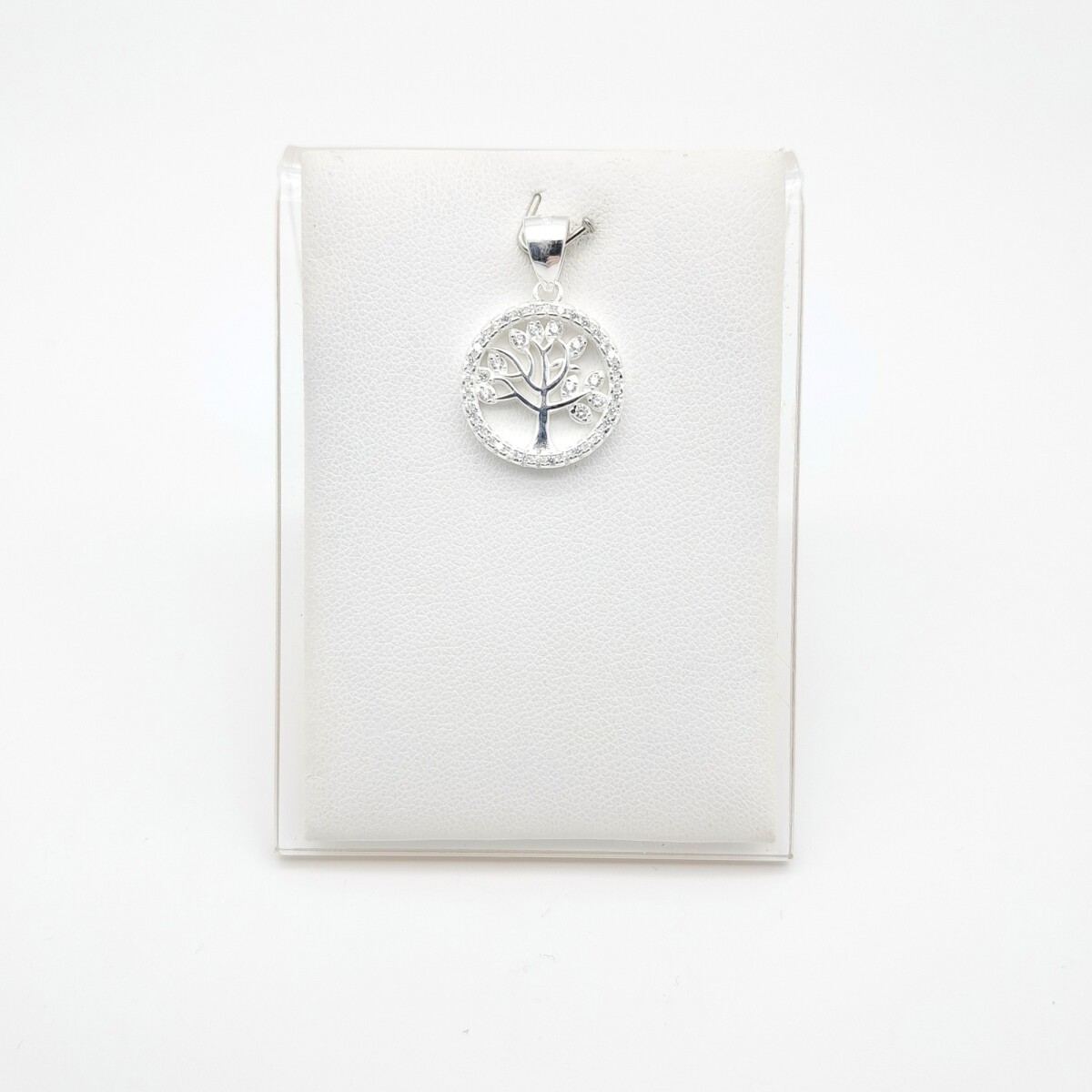 Colgante de plata 925 con circonias, ARBOL DE LA VIDA. 