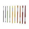 Pincel redondo de colores 10