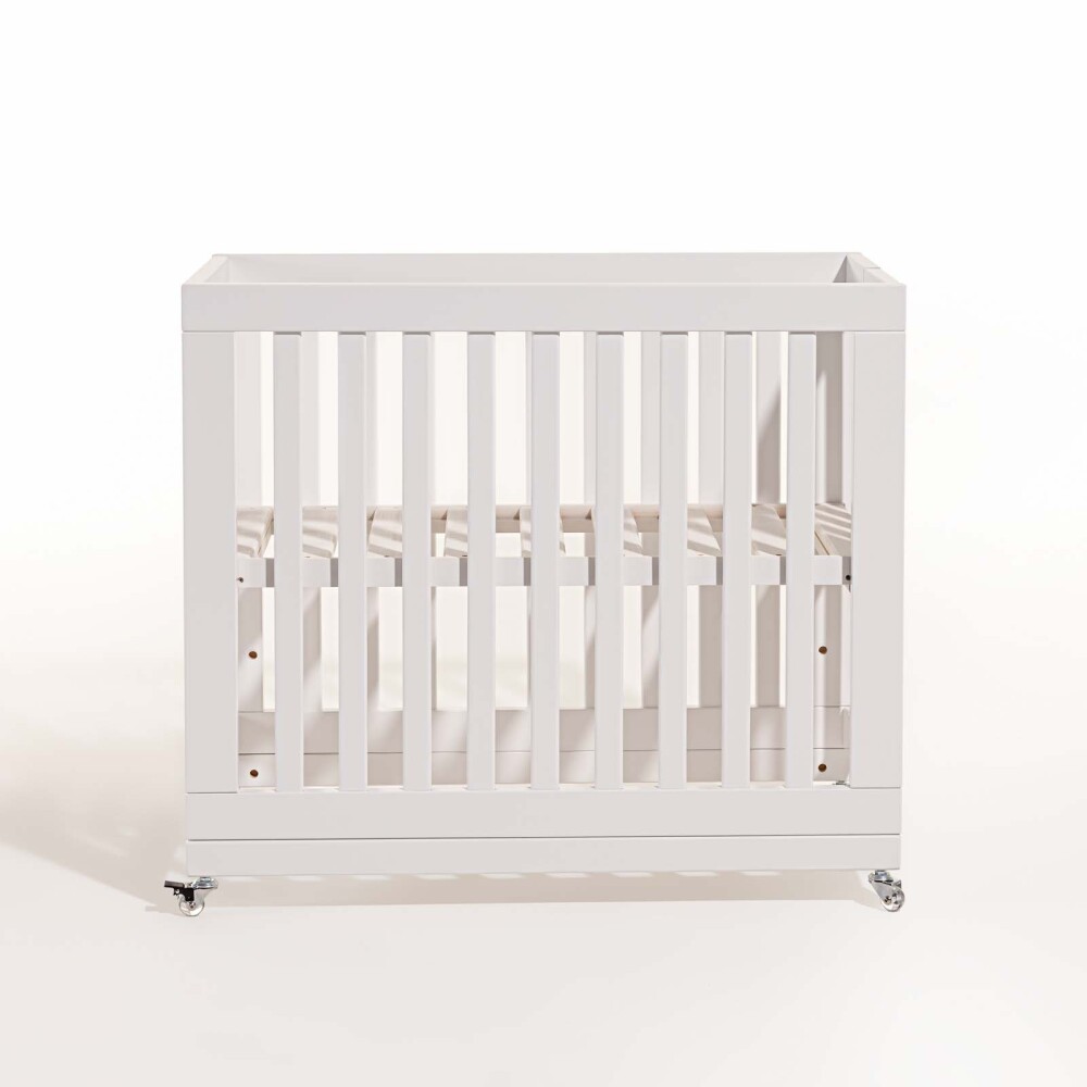 CUNA PLEGABLE MADERA BLANCO AMELIE