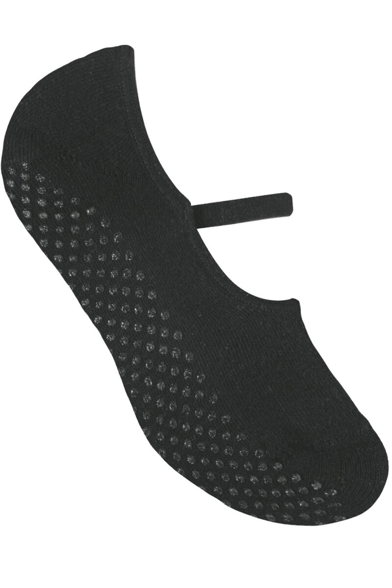 MEDIA PILATES ANTIDESLIZANTE NEGRO