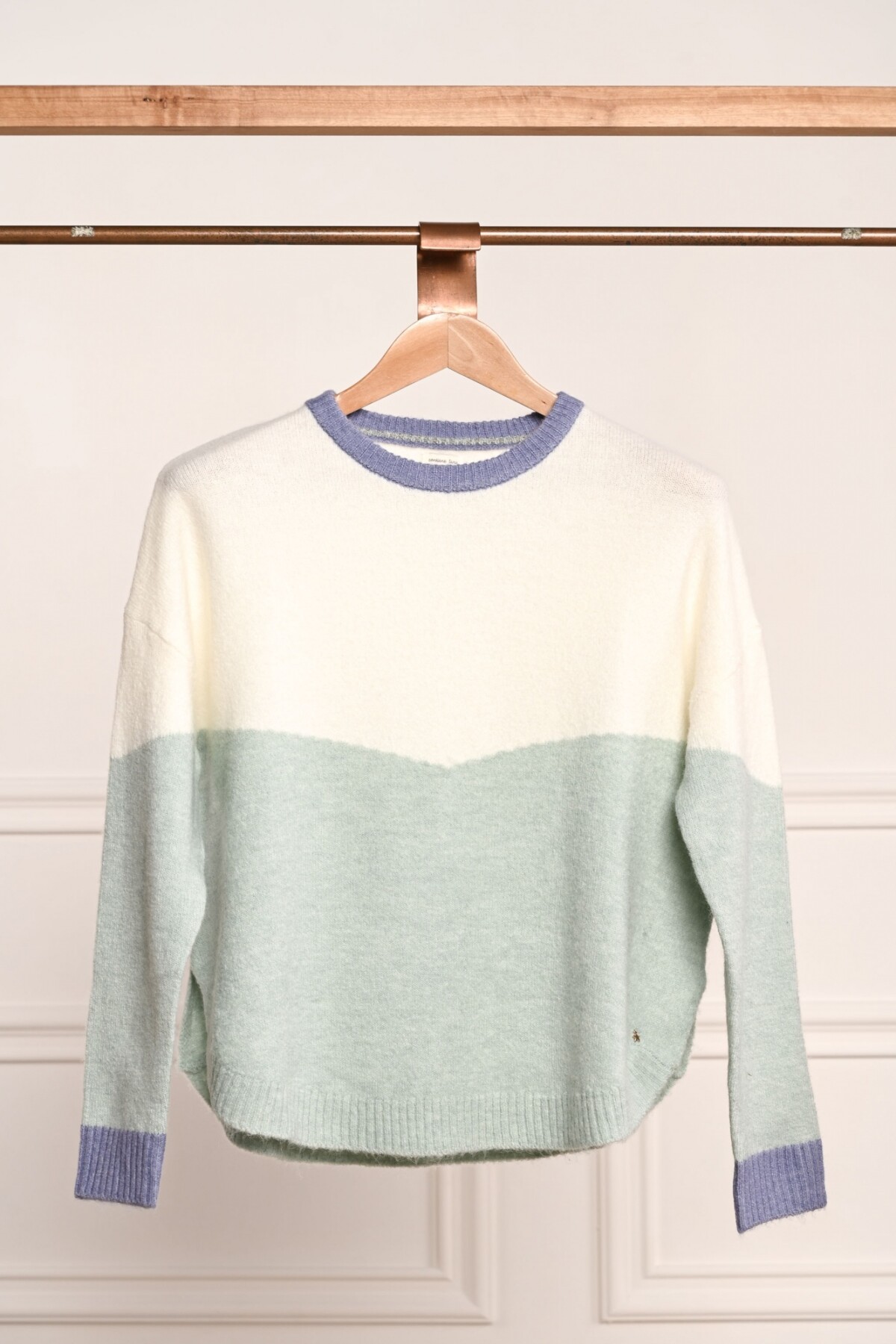 Sweater Intarsia Menta
