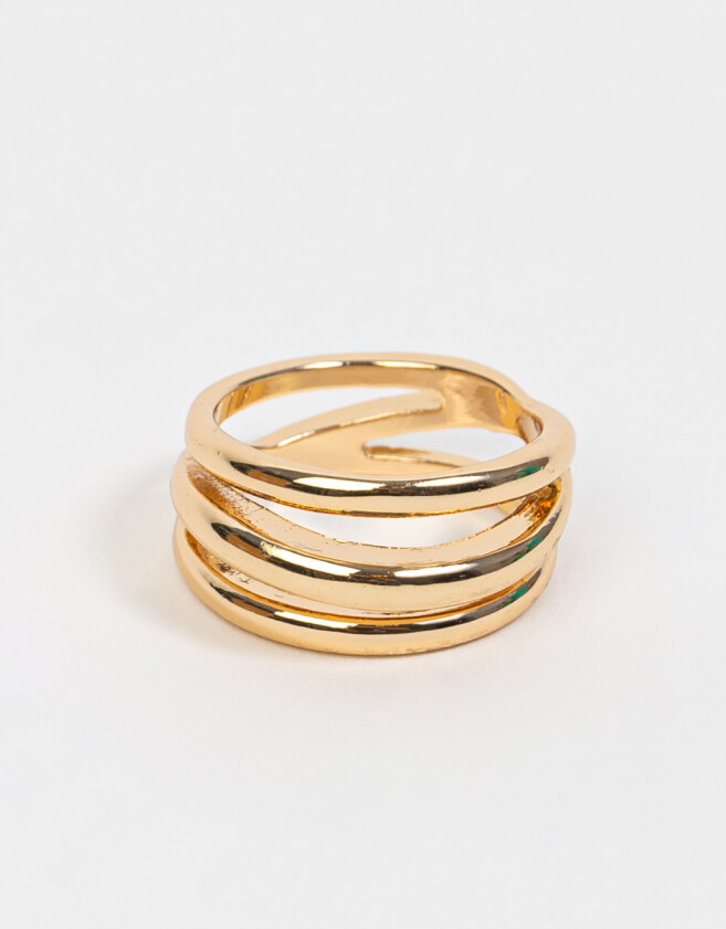 Anillos Medianos y Grandes De metal Anillo Mediano De Metal - Dorado