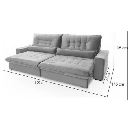 SOFA HELLEN RECLINABLE 3 LUGARES MAGESTIC MARRÓN CLARO SOFA HELLEN RECLINABLE 3 LUGARES MAGESTIC MARRÓN CLARO