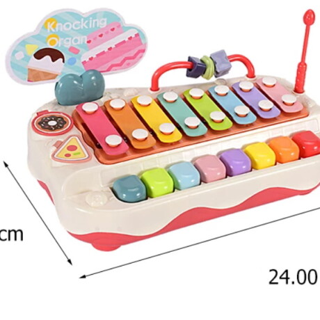 óRgano Xilofón Colores Pasteles 102212 ROSA