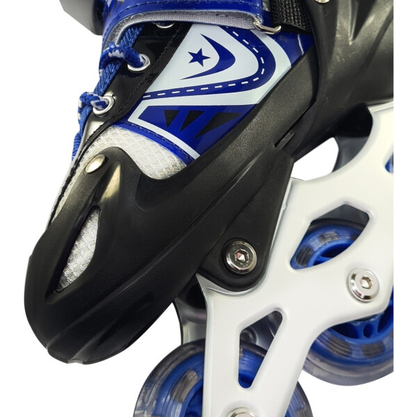 Patines Rollers Extensibles Calidad Colores Infantil Niños Variante Color Azul Talle 39-42 (L)