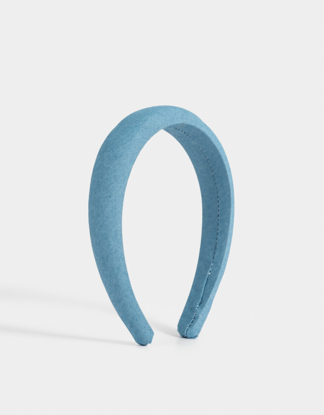 Vinchas Rígidas De denim Vincha Rígida Denim - Azul Celeste