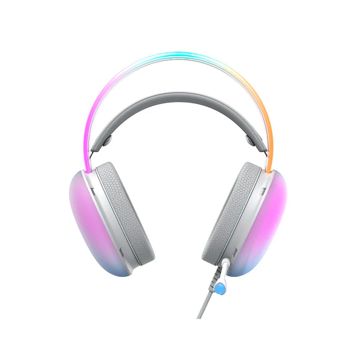 Auriculares Gamer Havit H2037D White 3.5 mm RGB 