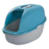 ARENERO BAÑO SANITARIO PARA GATO CON TAPA Y PALA RIMAX AZUL ARENERO BAÑO SANITARIO PARA GATO CON TAPA Y PALA RIMAX AZUL