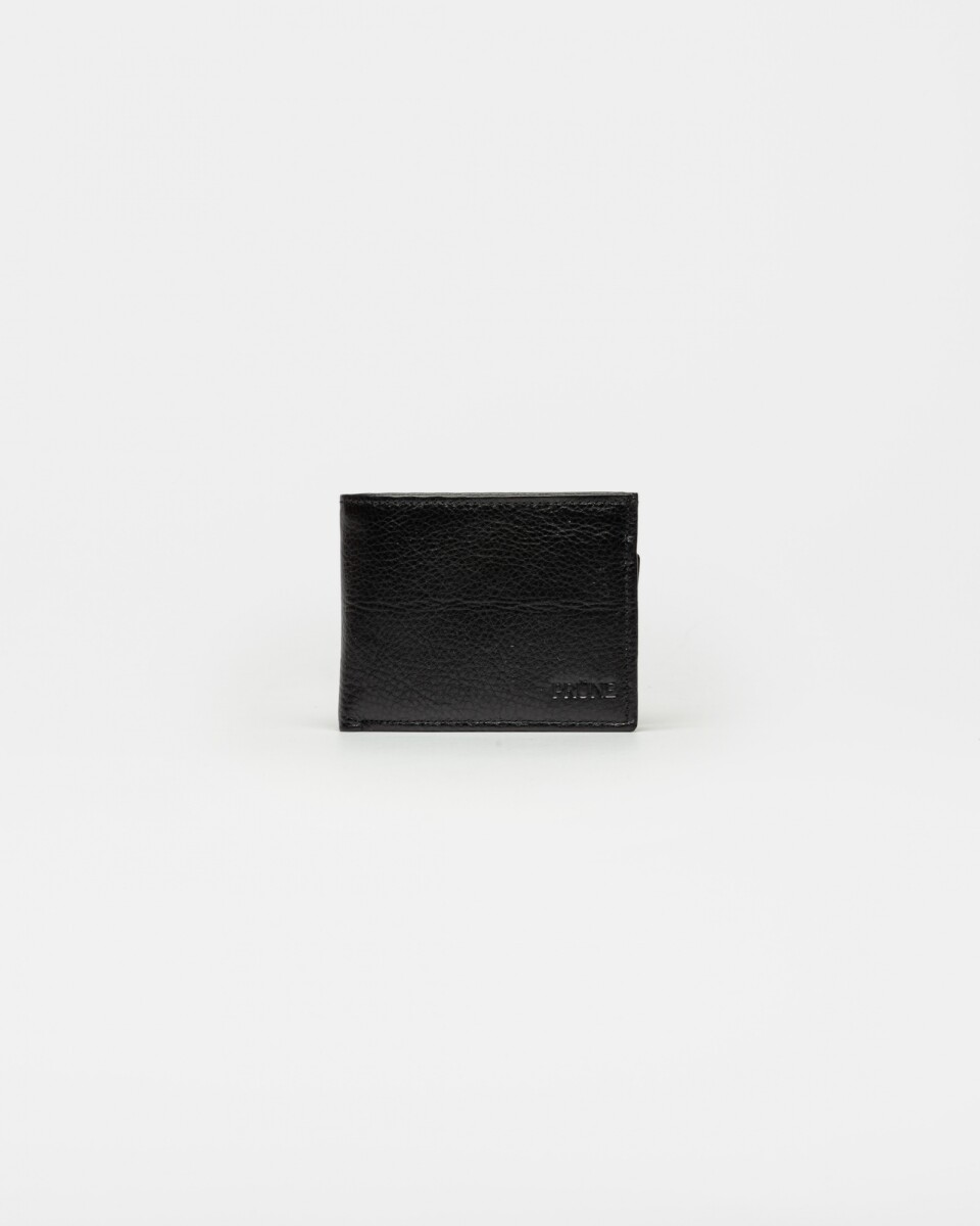 Billetera de hombre Bernard en cuero - Negro 