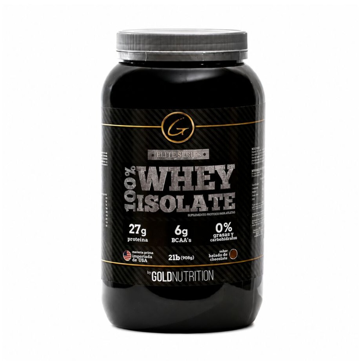 Whey Isolate 2lb Gold Nutrition - Chocolate 