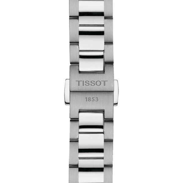 Reloj Tissot PR 100 de acero con esfera celeste. Reloj Tissot PR 100 de acero con esfera celeste.