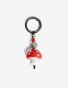 Llavero Acrilico Llavero Y Charm De Hongo - Rojo Medio