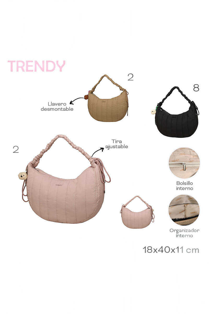 Bandolera Trendy Rosado