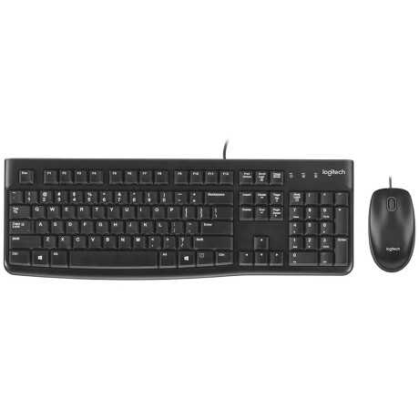 Combo Teclado Y Mouse Logitech Mk120 C/cable Combo Teclado Y Mouse Logitech Mk120 C/cable