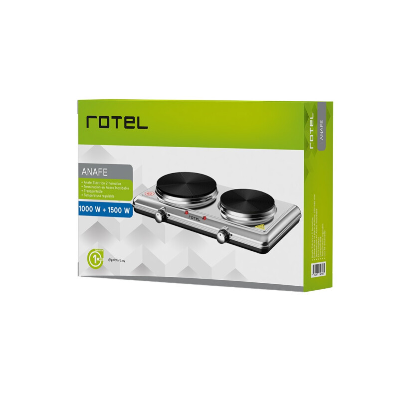 Anafe eléctrico Rotel 2 disco (Ac. Inox) Anafe eléctrico Rotel 2 disco (Ac. Inox)